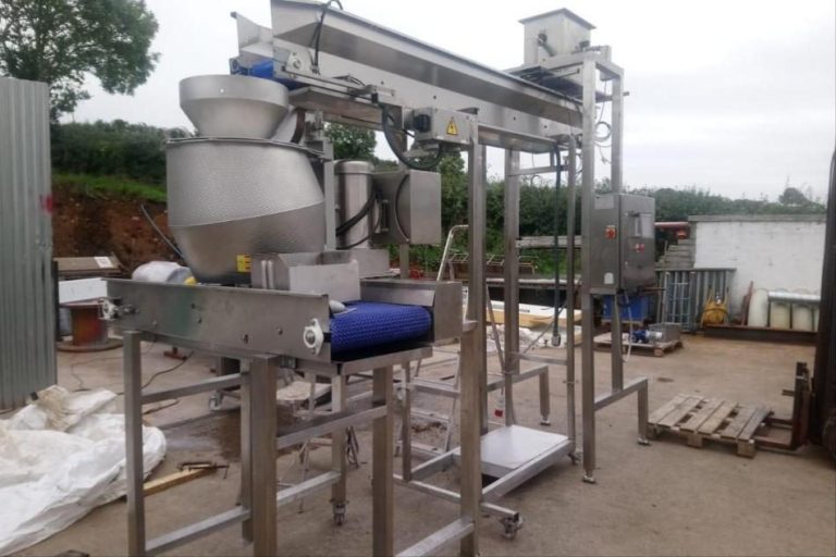 Stainless steel food processing line