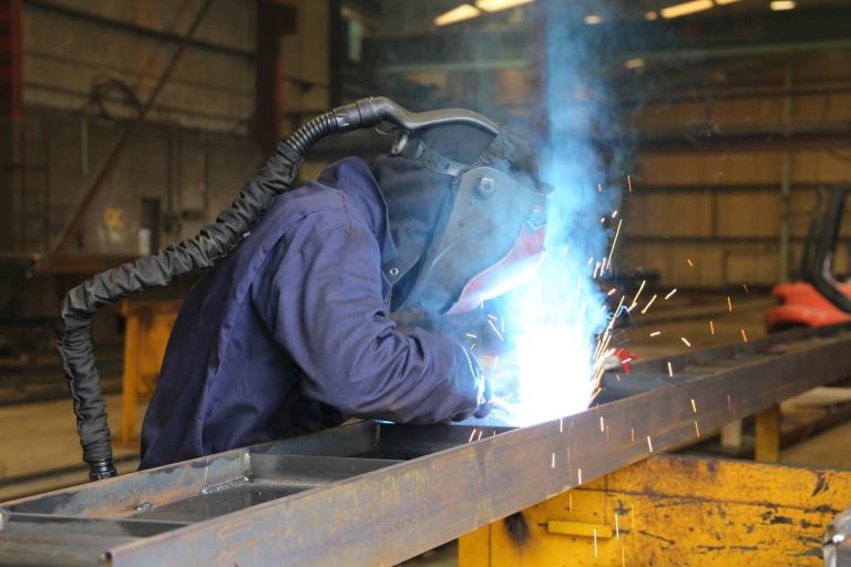 Welding in our workshop