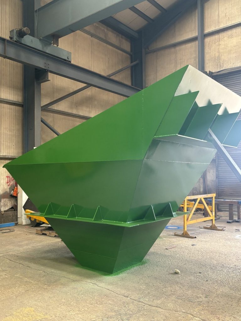 Green hopper finished and ready for delivery