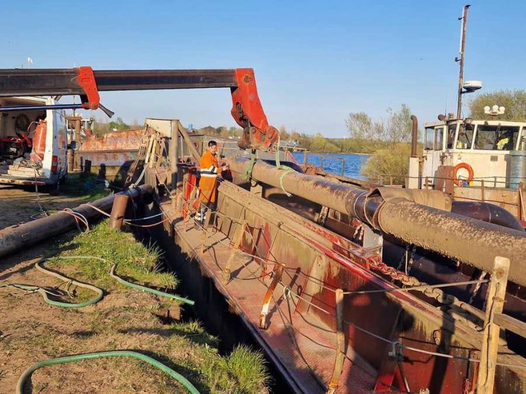 Outdoor pipeline works